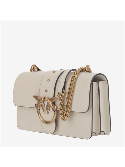 LOVE ONE MINI PINKO | 105856.A0F1Z14Q BIANCO SETA-AN.GOLD